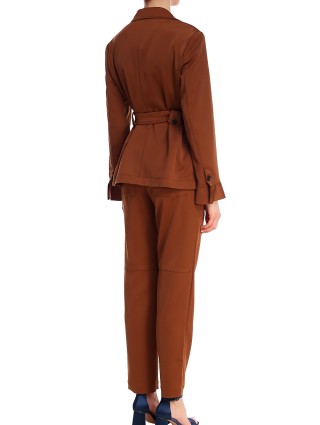 Коричневый пиджак MARC CAIN: фото 2 - Invogue